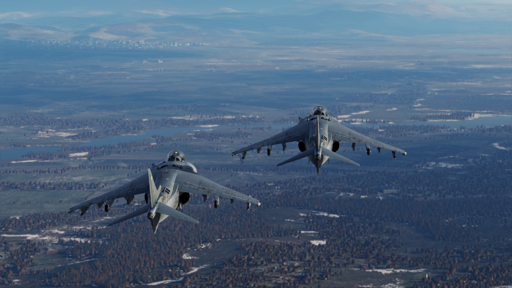 AV-8B Harrier Main Menu sound and wallpaper mod