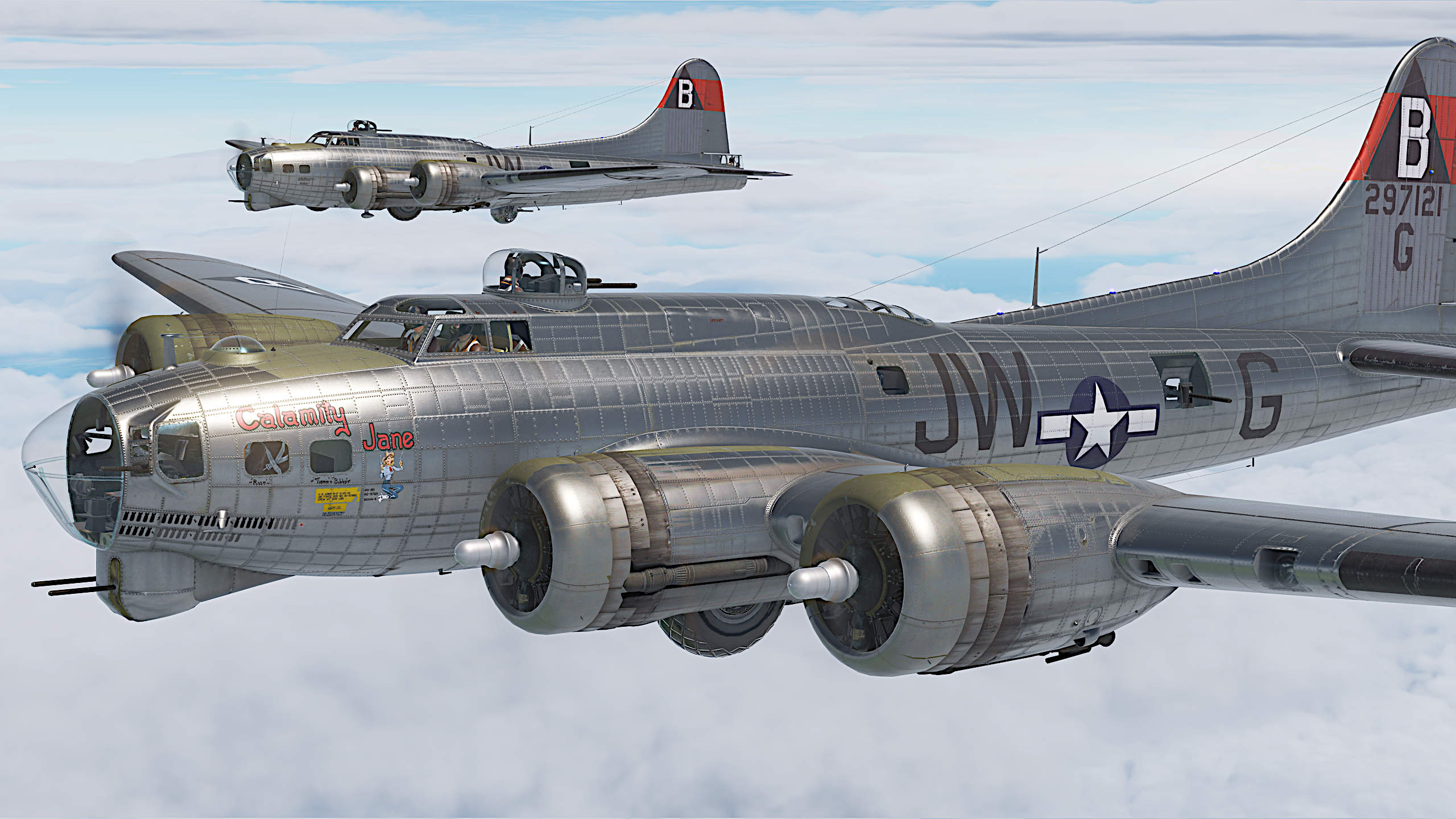 B-17G  'Calamity Jane' - 92nd BG, 326th BS, Podington, Stn 109 , Bedfordshire England,1944