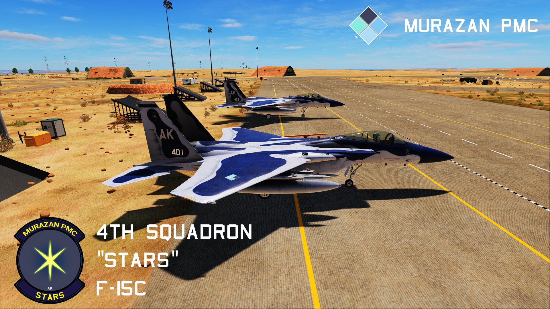 F-15C Murazan PMC 4th Squadron "Stars" 