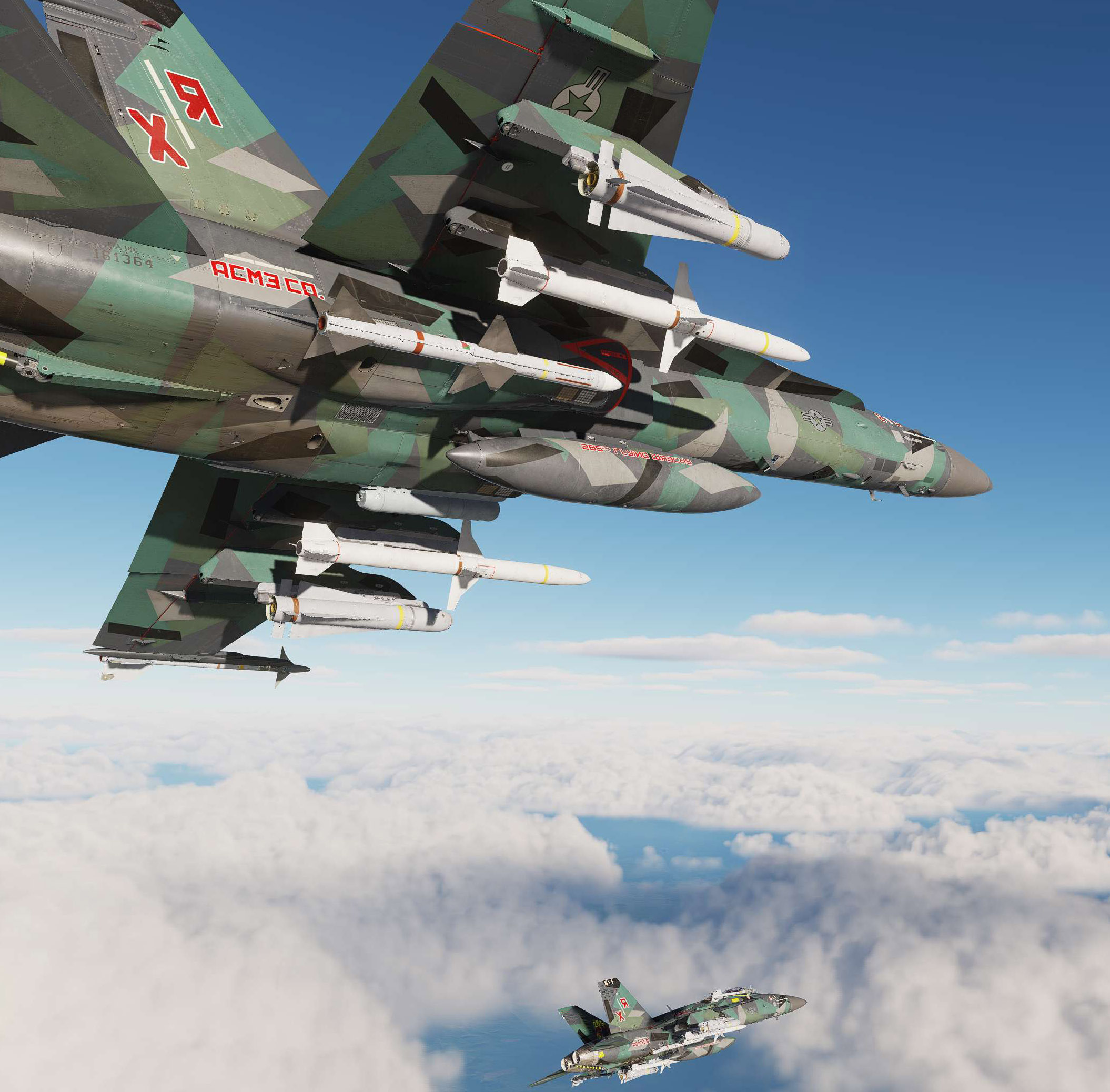 285th Flying Wrecks F/A-18C Euro1 Splinter