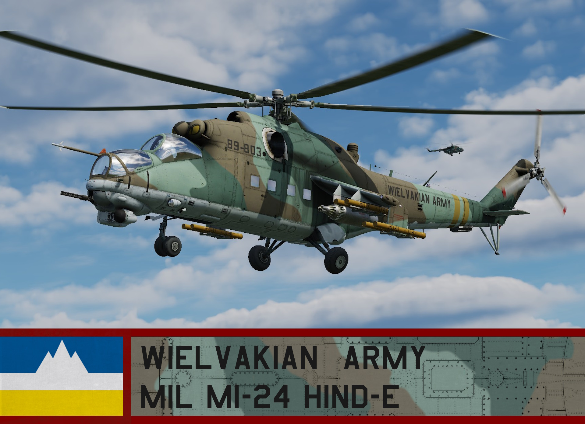Wielvakian Army, Mi-24V(AI) - Ace Combat