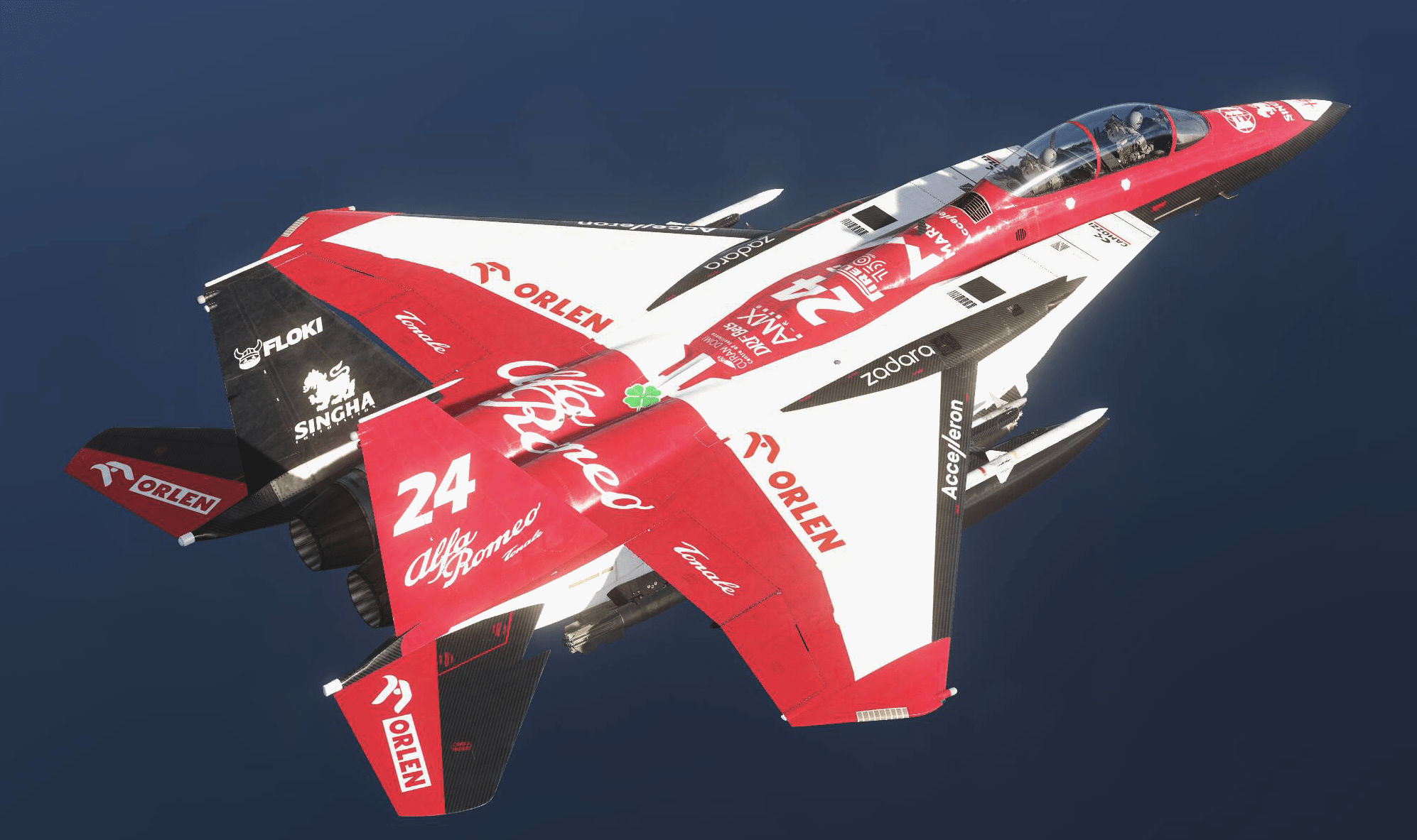 F1 - Alfa Romeo C42 Style (F-15E Liveries)