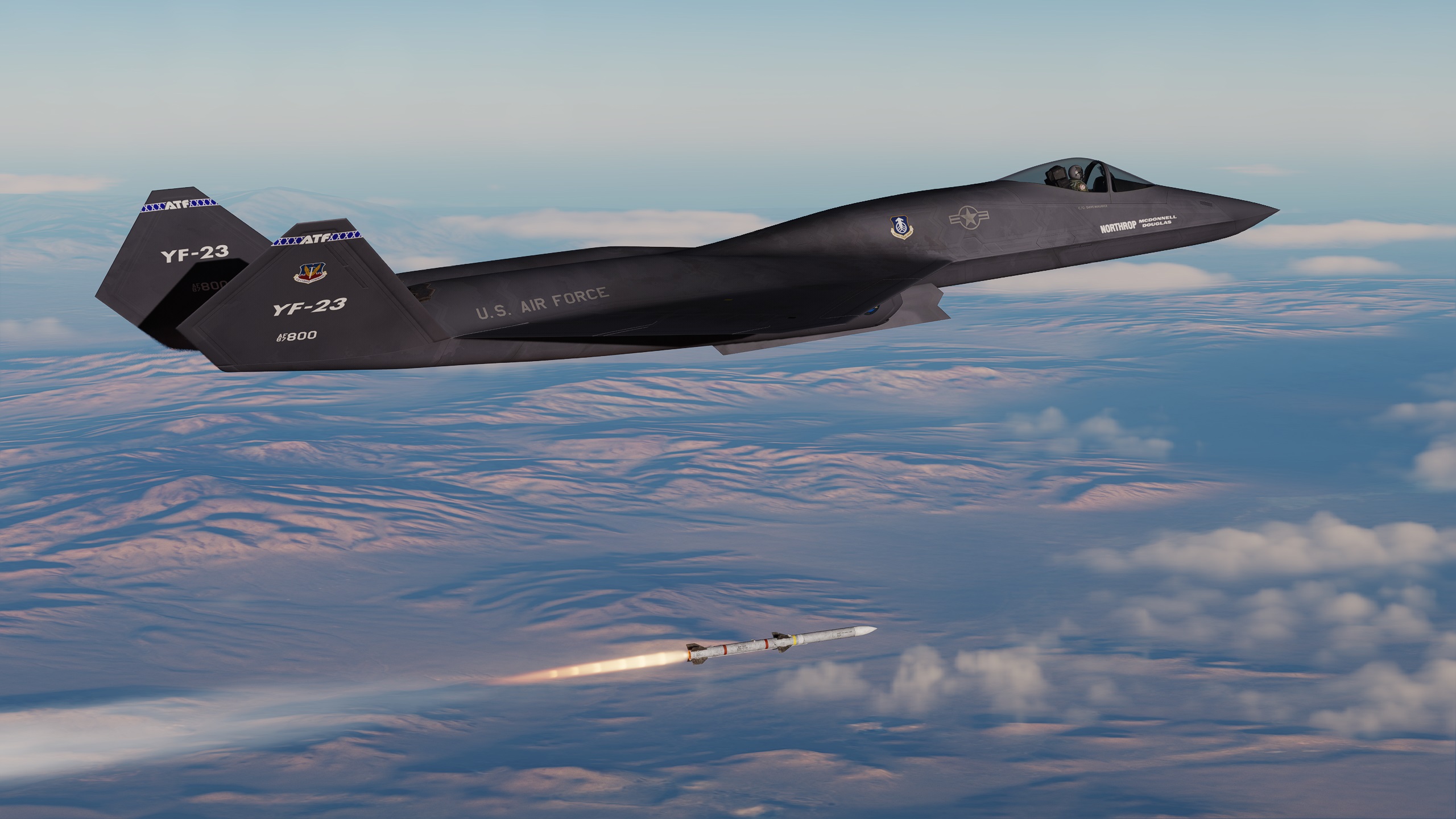 YF-23 AF87-800 ATF PAV1