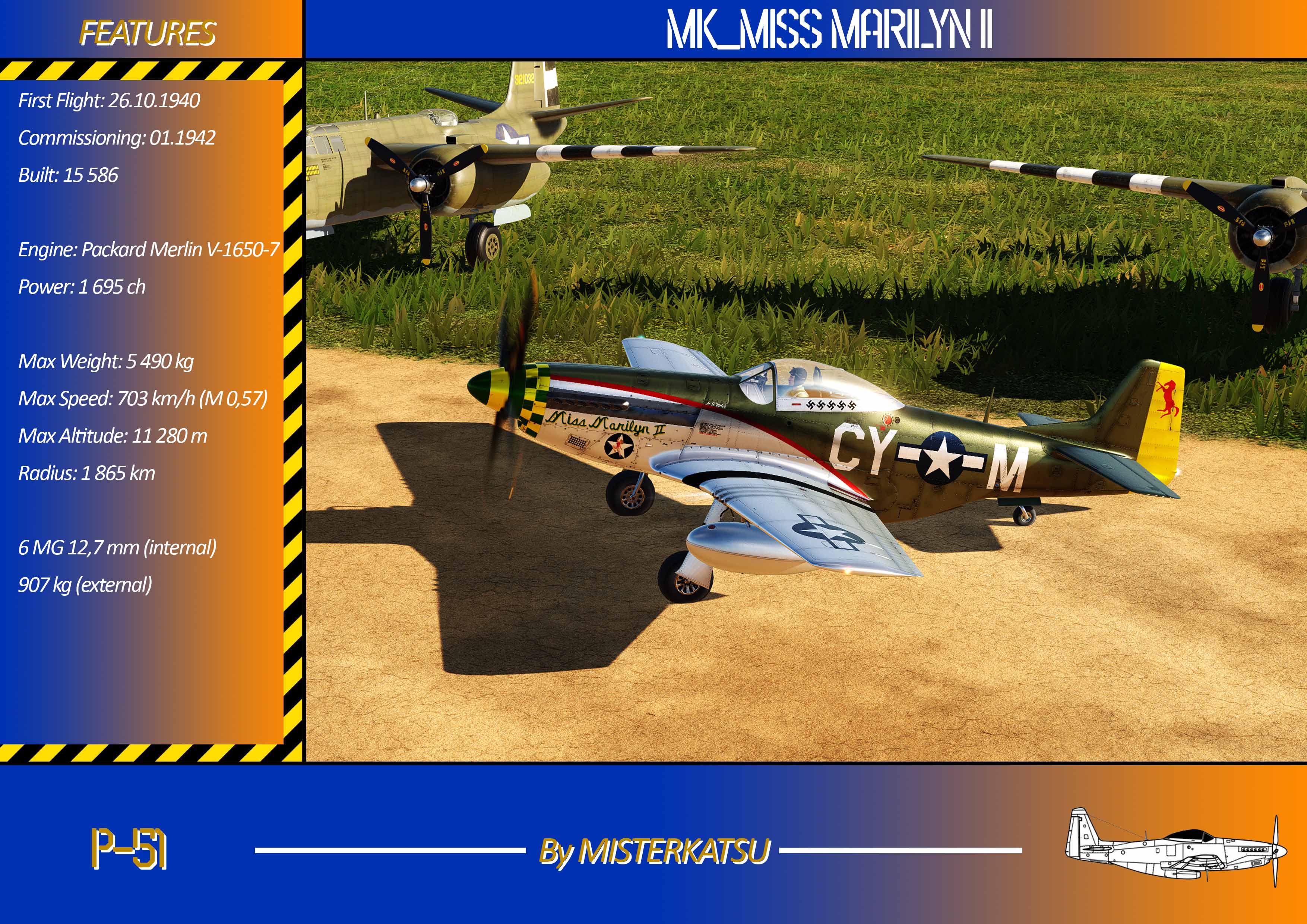 MISS MARILYN II Lt E. Welch 1944