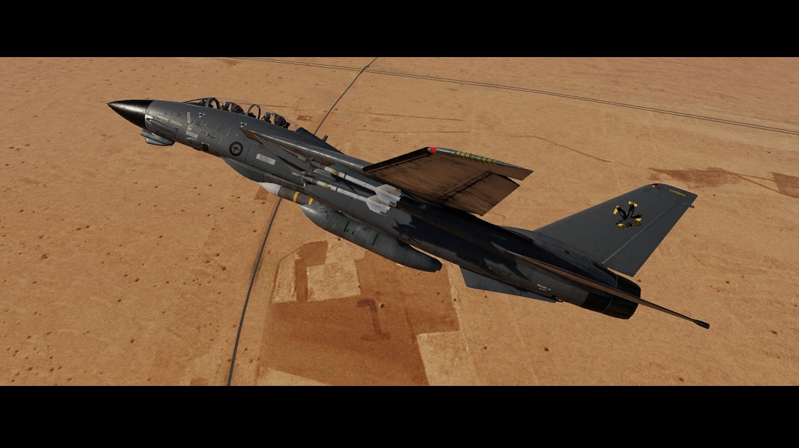 F-14 - 1 Sqn - Amberley - RAAF  (Fictional -gunship grey- Livery)