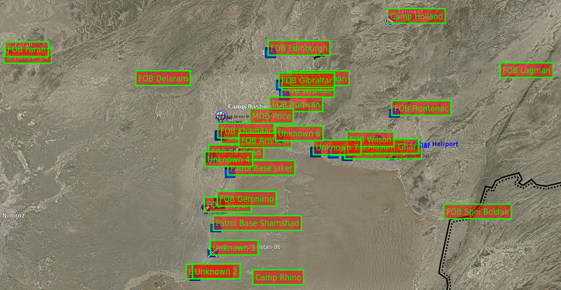 Afghanistan NATO Installations Template