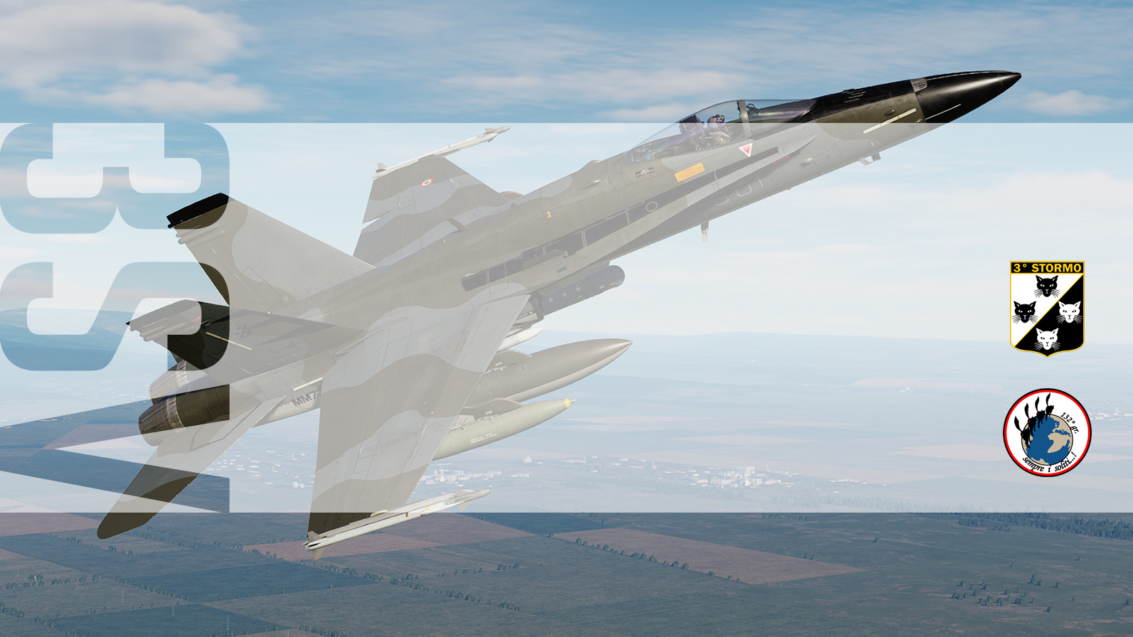 F/A-18C "CAMO 90's" AMI 3° Stormo 132° Gruppo (Fictional)
