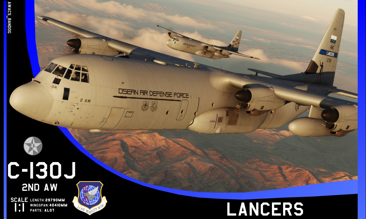 Ace Combat - 2nd Airlift Wing 'Lancers' C-130J