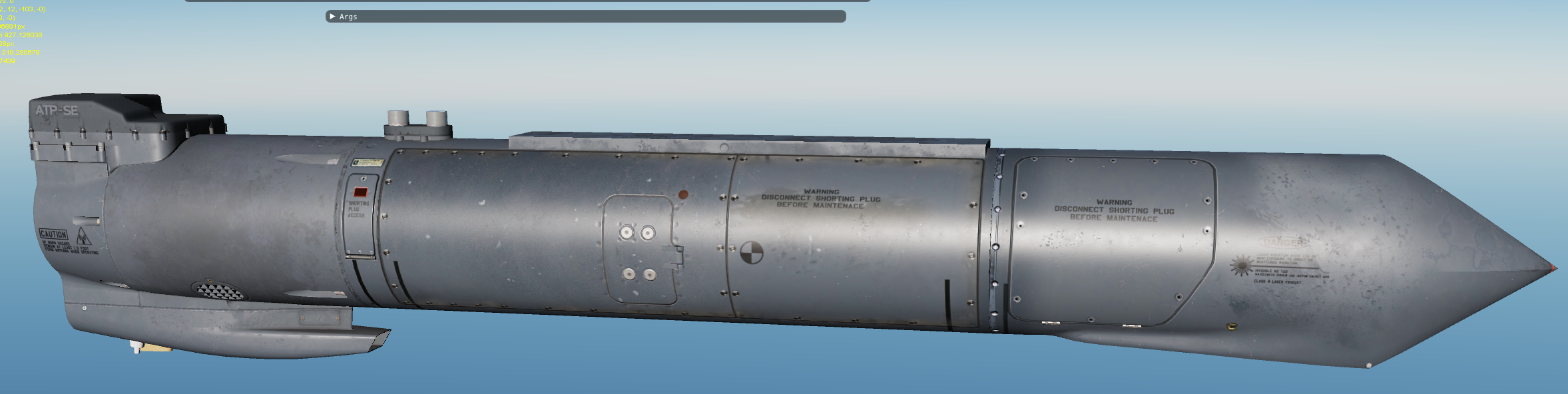 AN/AAQ-33 Advanced Targeting Pod (ATP) Retextured