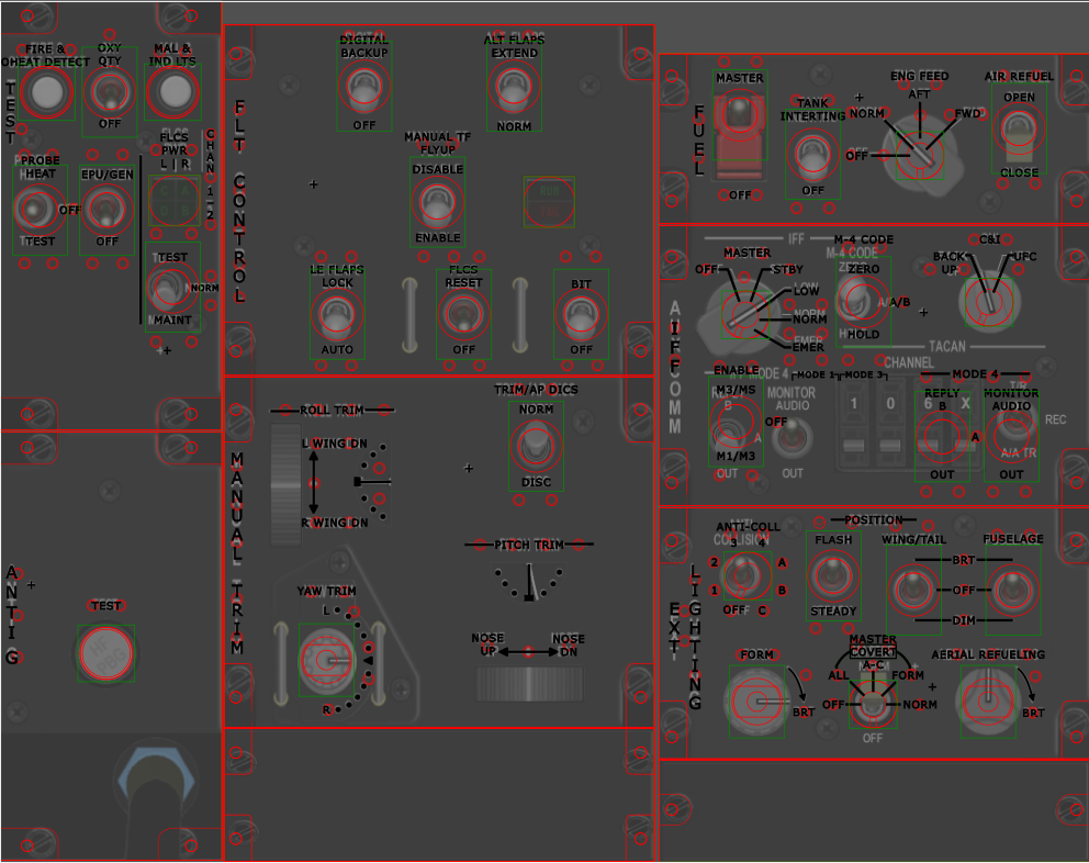 F16 SimPit Laser Files (work in progress)