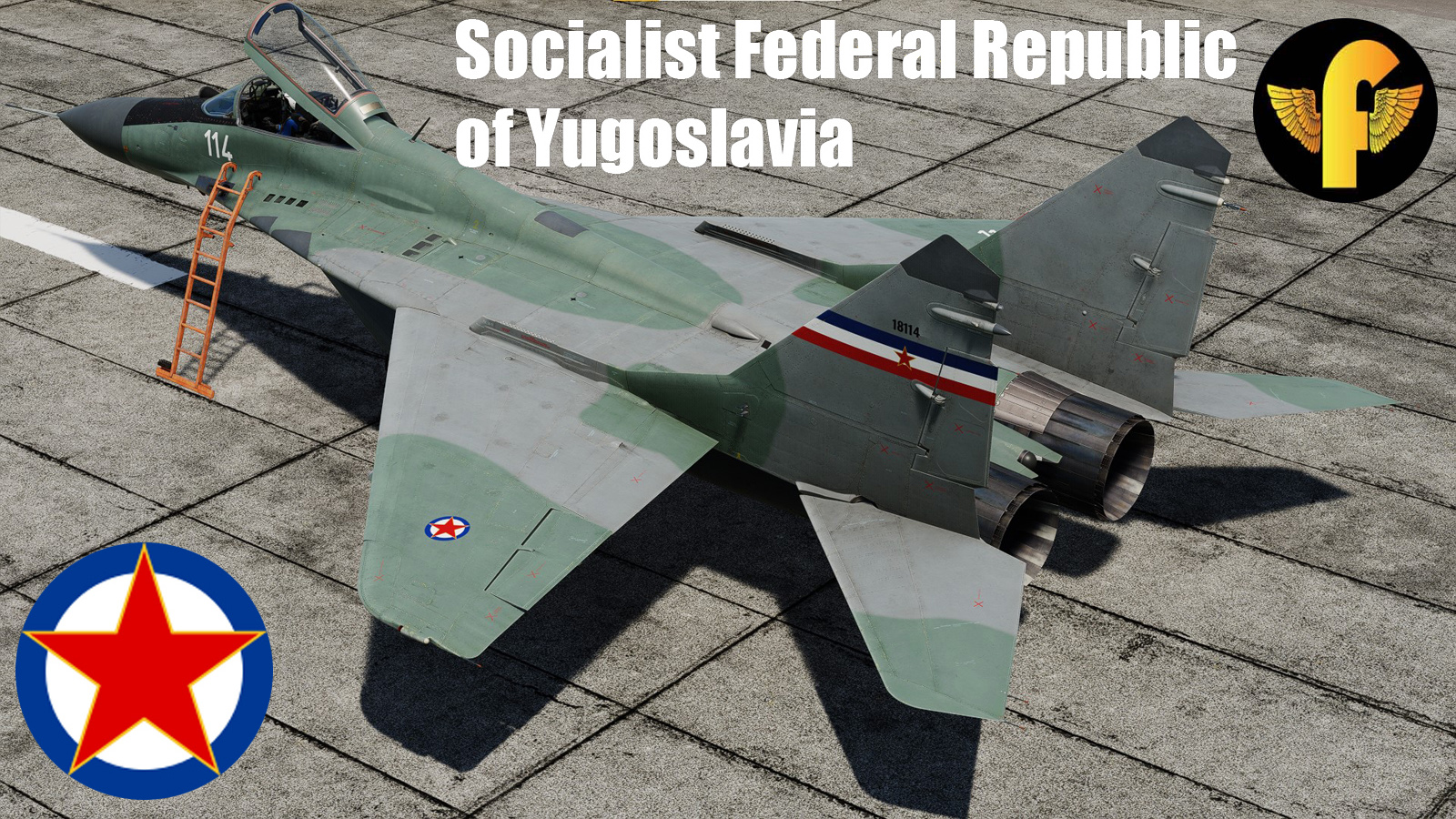 Socialist Federal Republic of Yugoslavia 1987-1992 MiG-29A Fulcrum (101-114)
