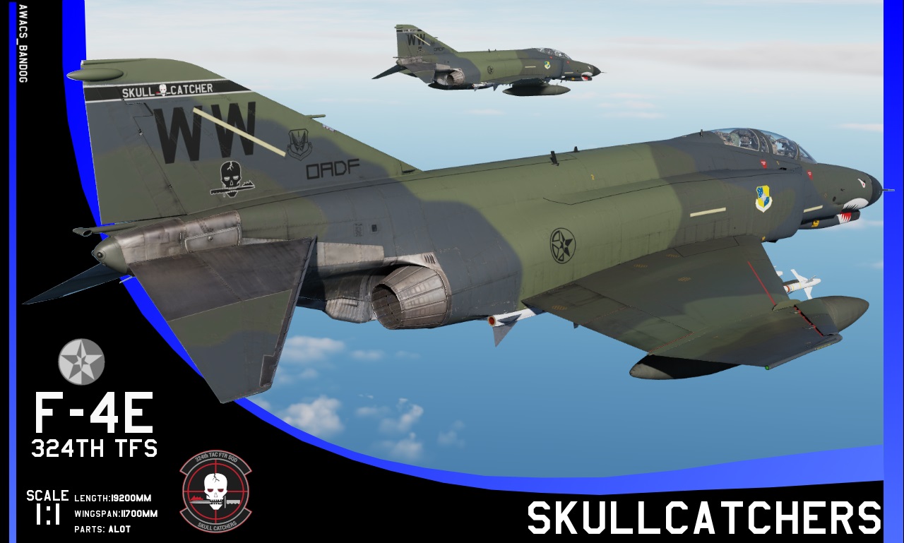 Ace Combat - 324th Tactical Fighter Squadron 'Skull Catchers' F-4E