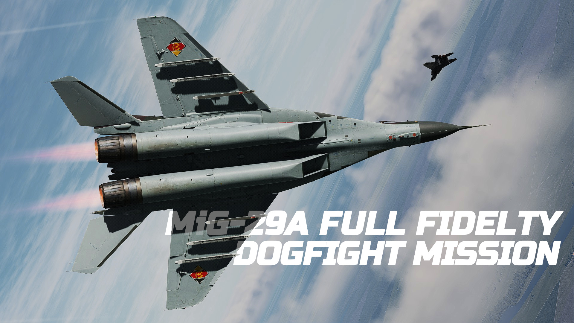 Full Fidelty MiG-29A 1v1 Dogfight Mission