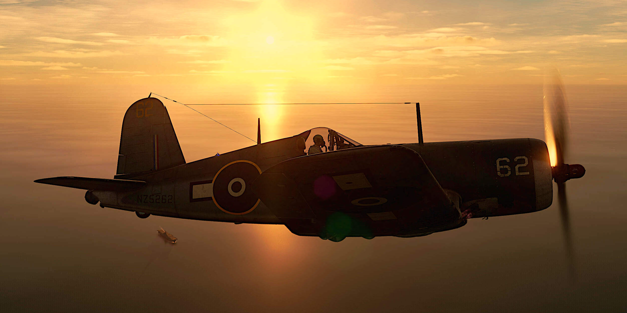 F4U Corsair RNZAF  NZ5262  No.21 Squadron ( Irate Donald Duck) Guadalcanal 1945