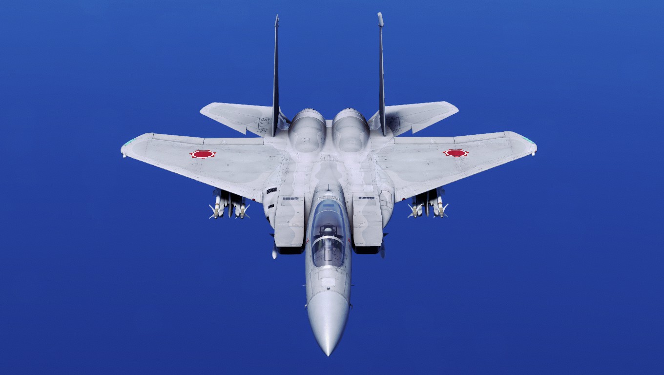F-15J "Hyakuri Volunteer Air Wing" 82-8896 skin (FICTIONAL)