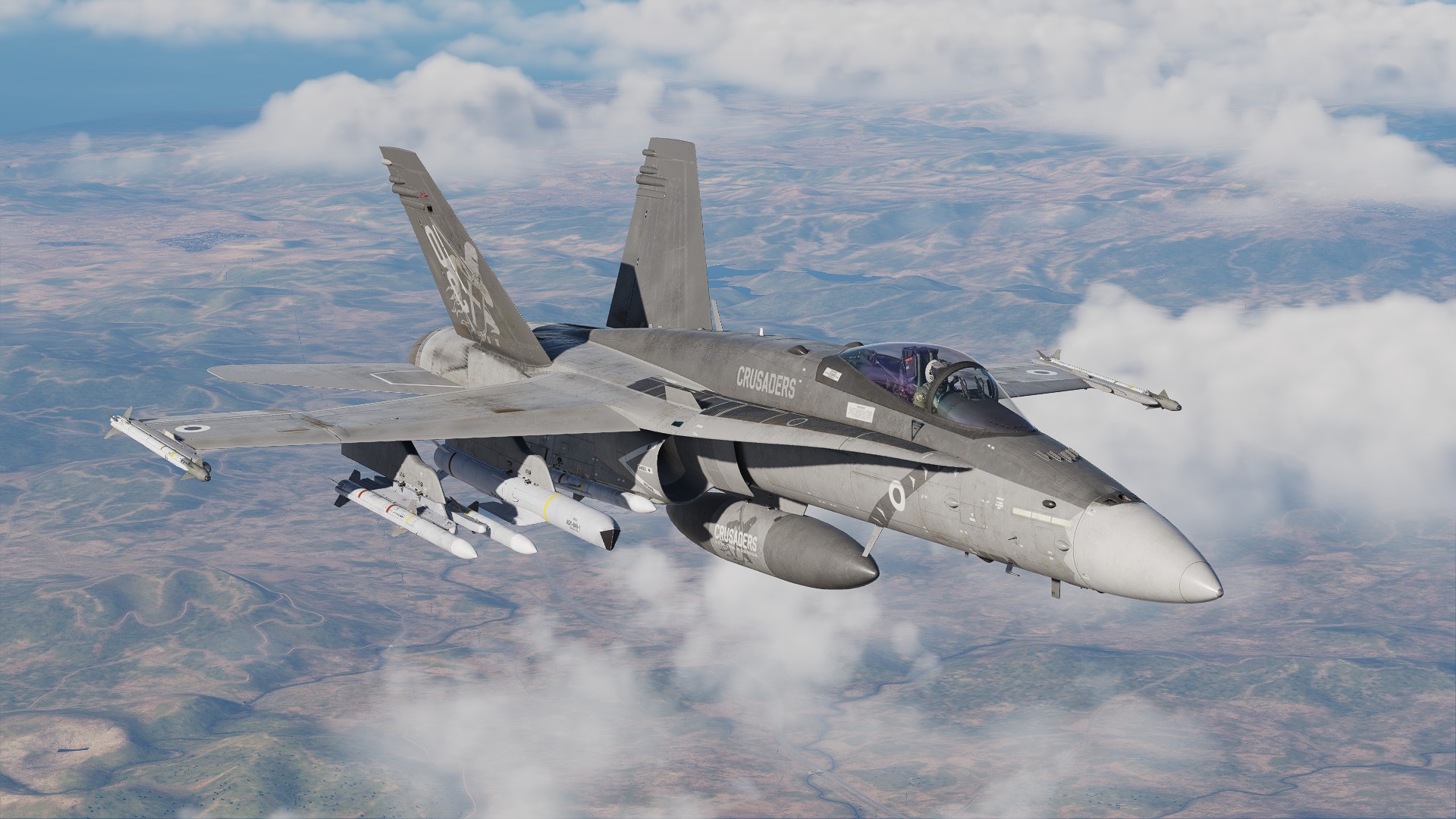 (Fictional) "Crusaders" Stealth Livery | Royal Navy & US Navy | FA-18C Hornet | By RatRanger