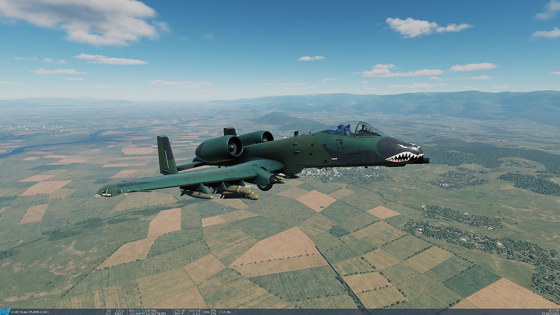 Unmarked Lizard livery for A-10CII