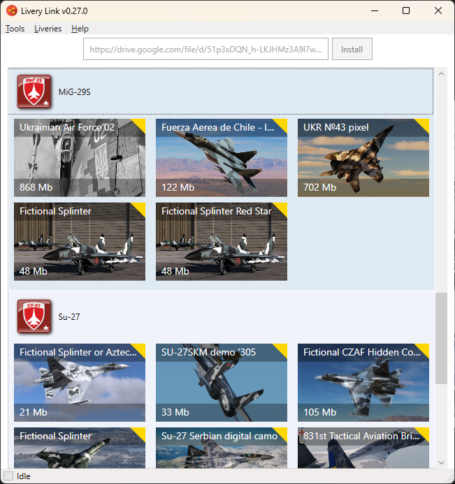 Livery Link - Graphical Livery Manager with Auto-Share