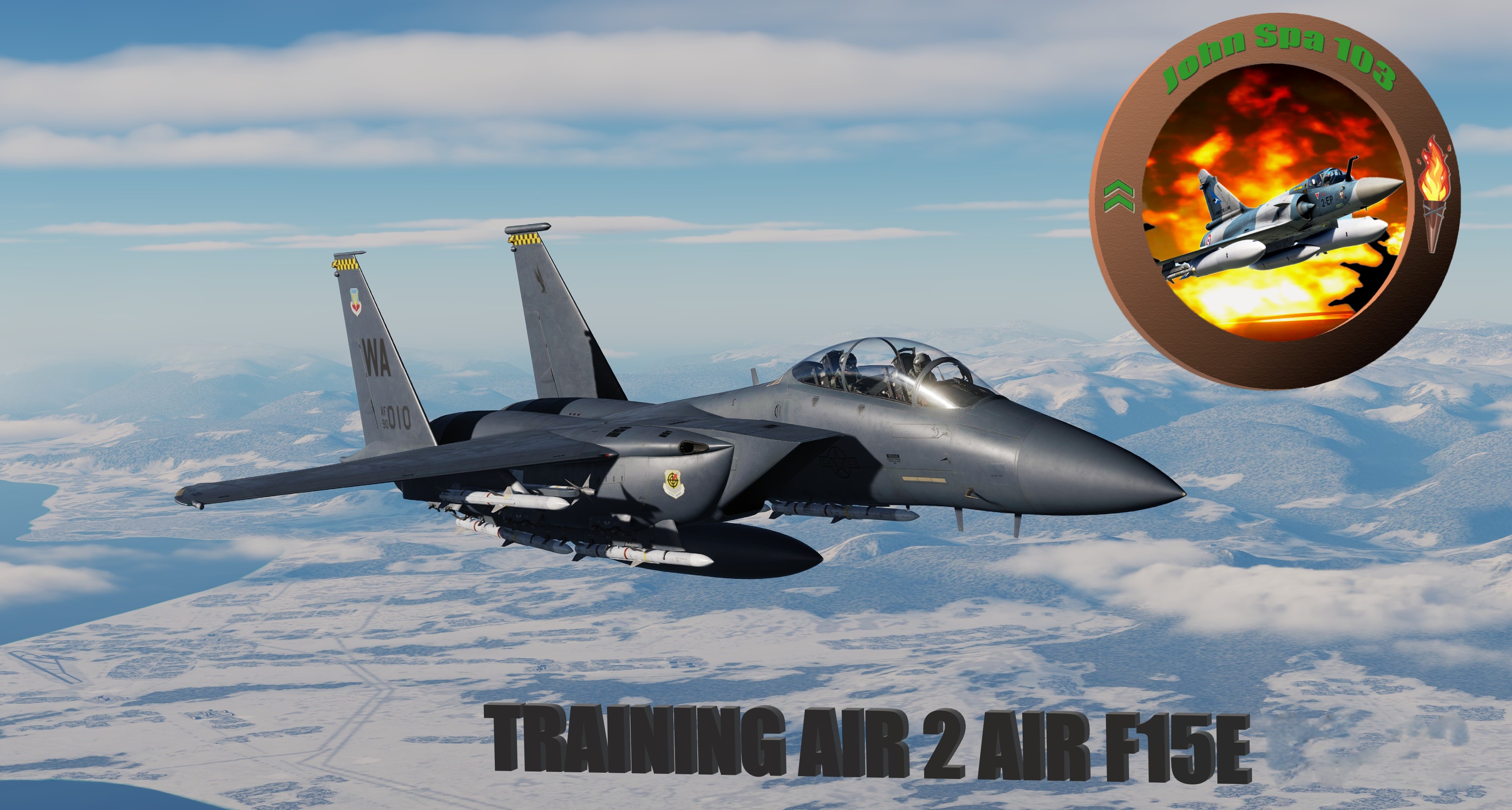 Training AIR2AIR F15E GC22