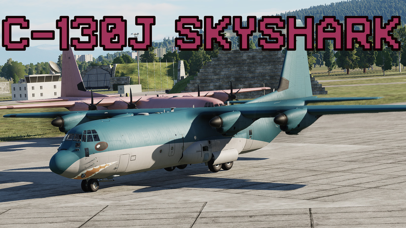 C-130 Blahaj / SkyShark (Blue/Pink)