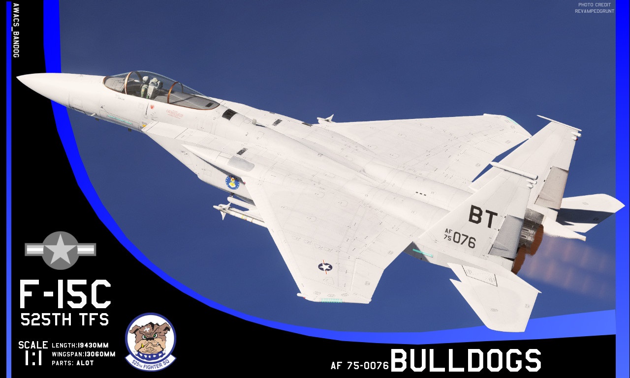 525th Tactical Fighter Squadron "Bulldogs" F-15C