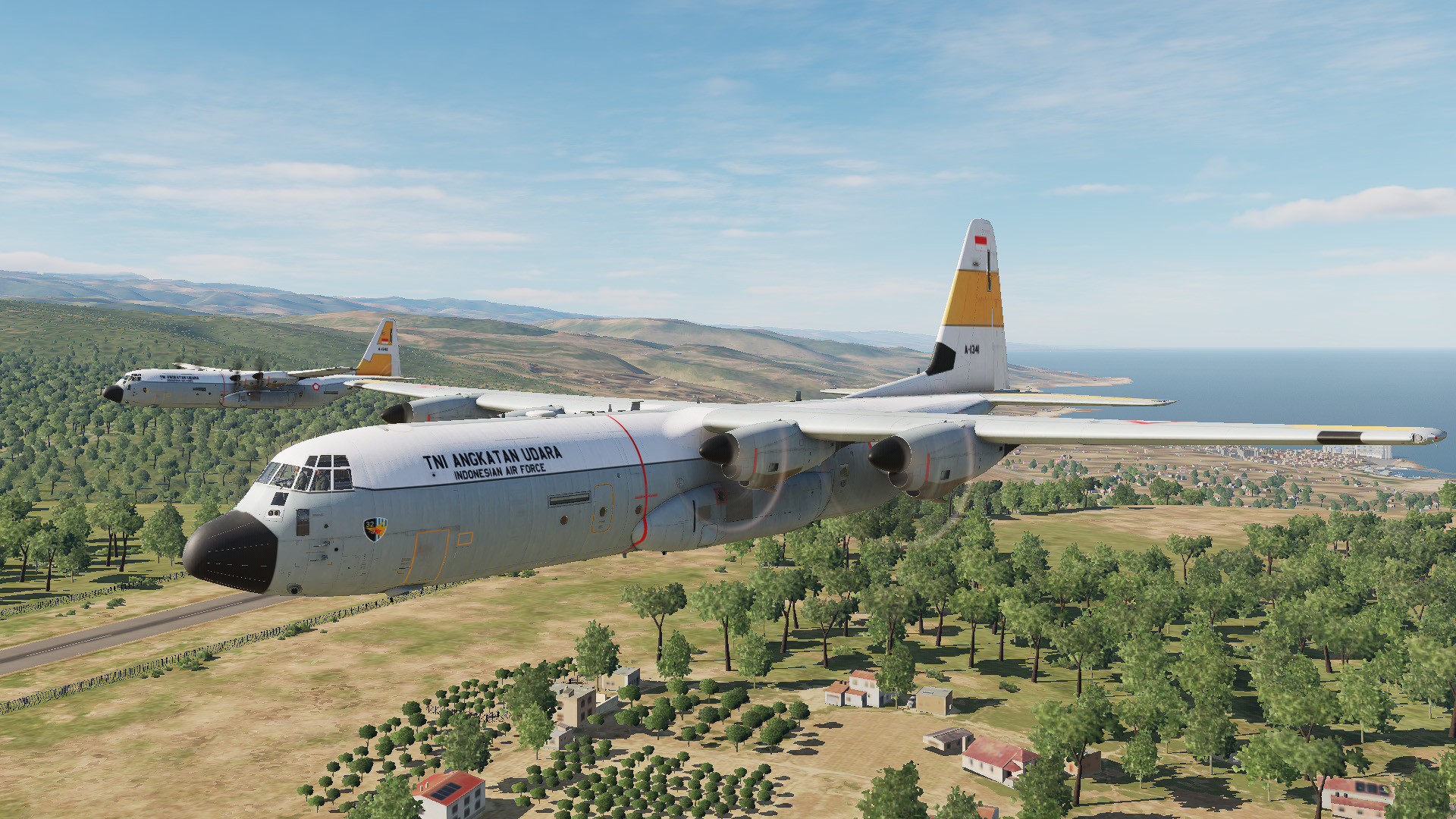 Indonesian Air Force (AURI) Hercules C-130J - White