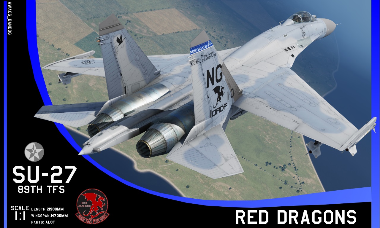 Ace Combat - 89th Tactical Fighter Squadron 'Red Dragons' North Gate Air National Guard