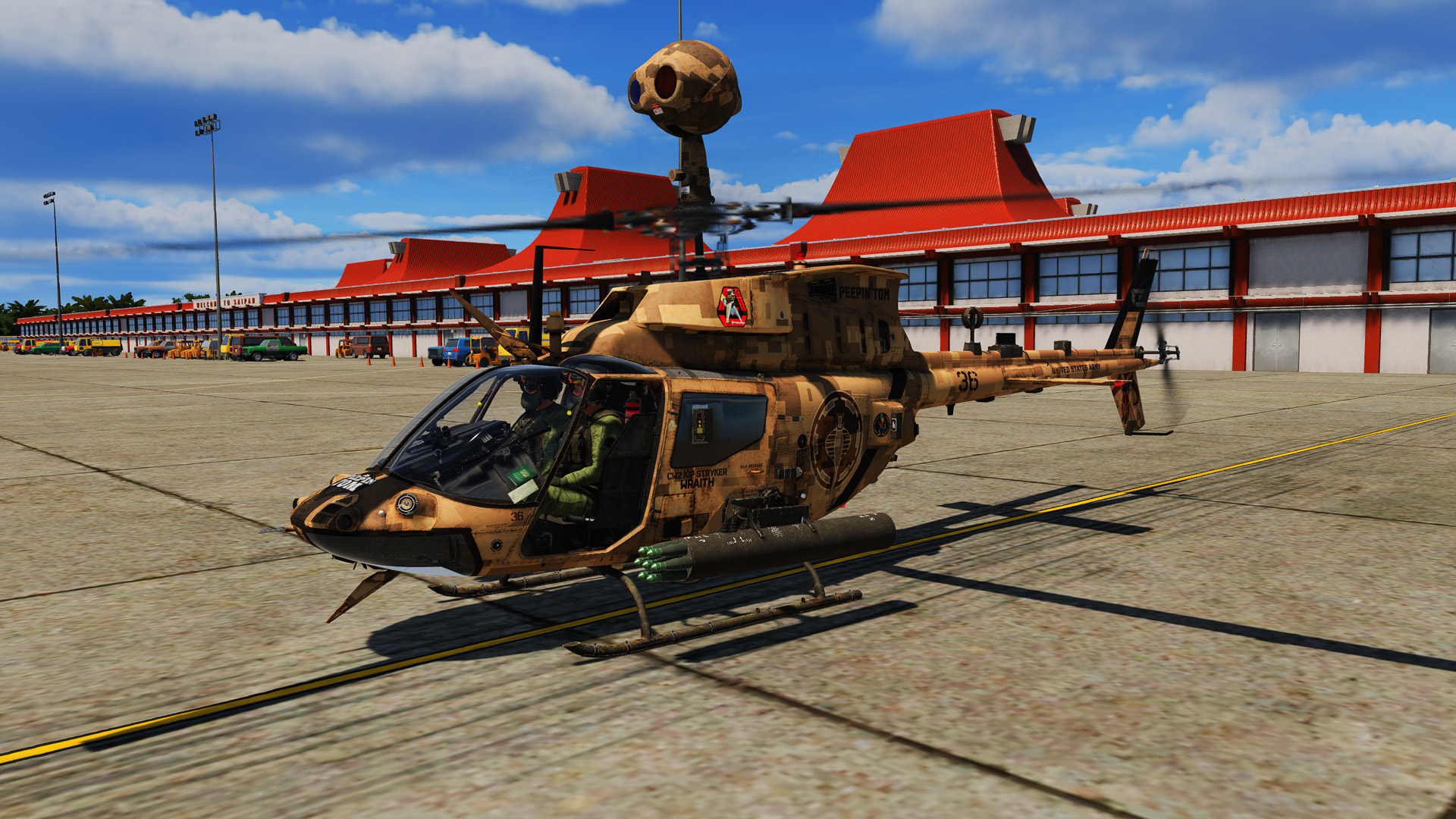 OH-58D "Peepin Tom" - Desert Digital Camo Pattern