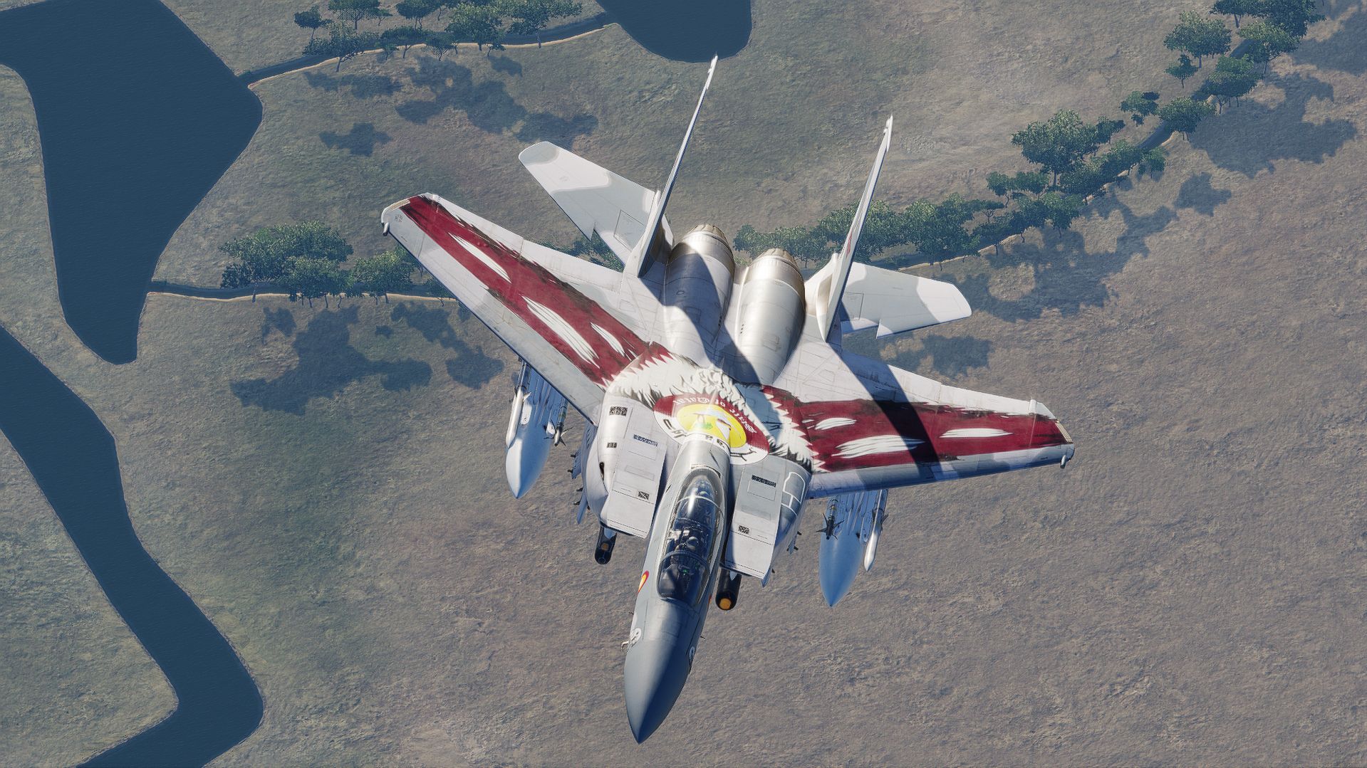 F-15E Strike eagle Qatari QA503 "Ababil"