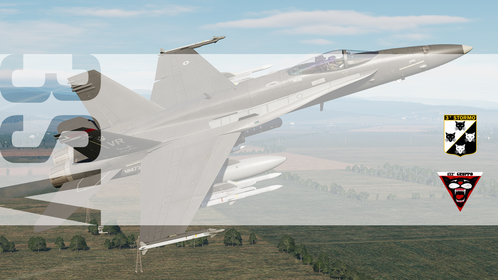 F/A-18C "HAVEGLASS" AMI 3° Stormo 132° Gruppo (Fictional)