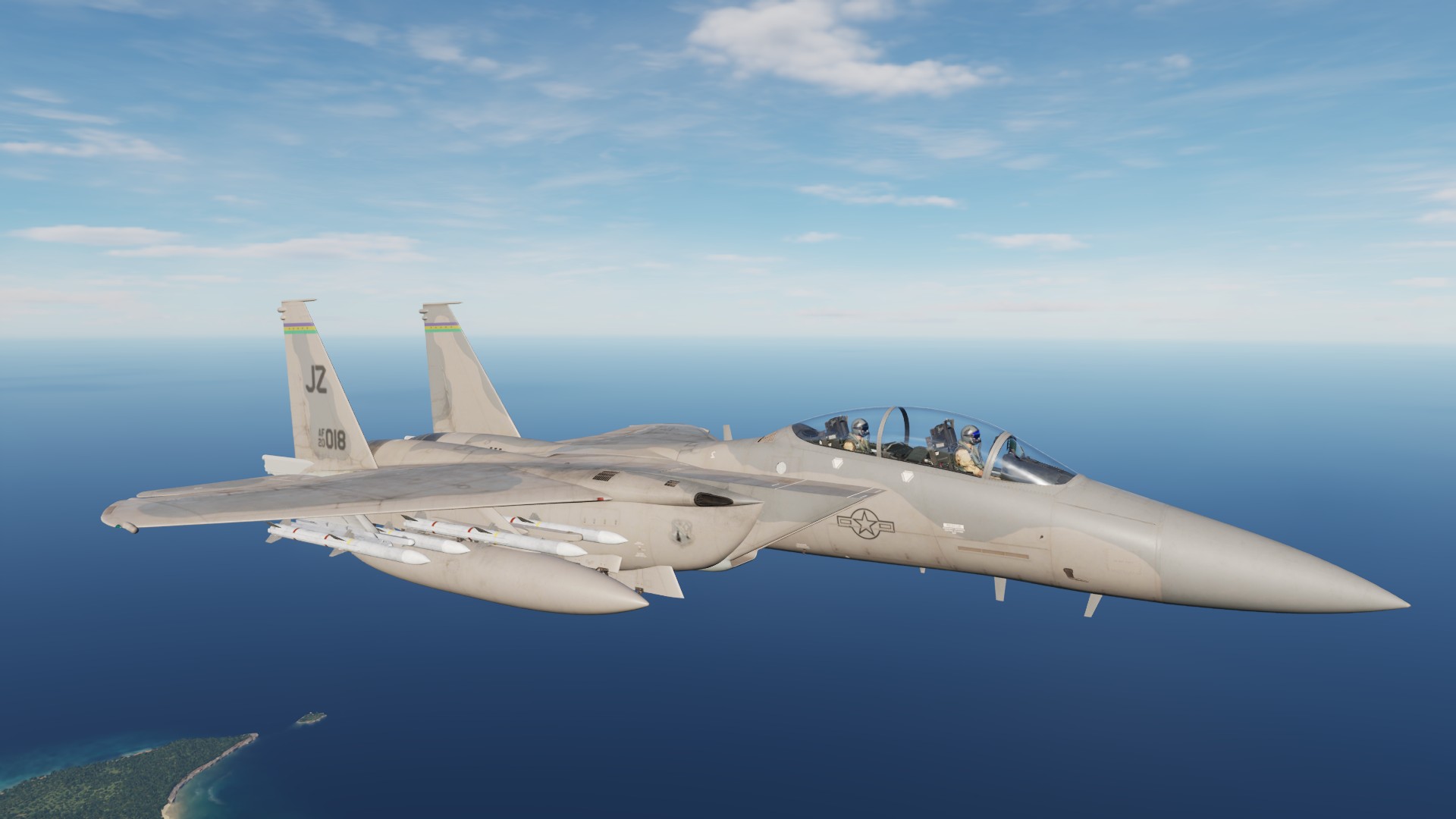 F-15EX (MOD) PART 1 Fictional 122nd Fighter Squadron JZ Louisiana Air National Guard