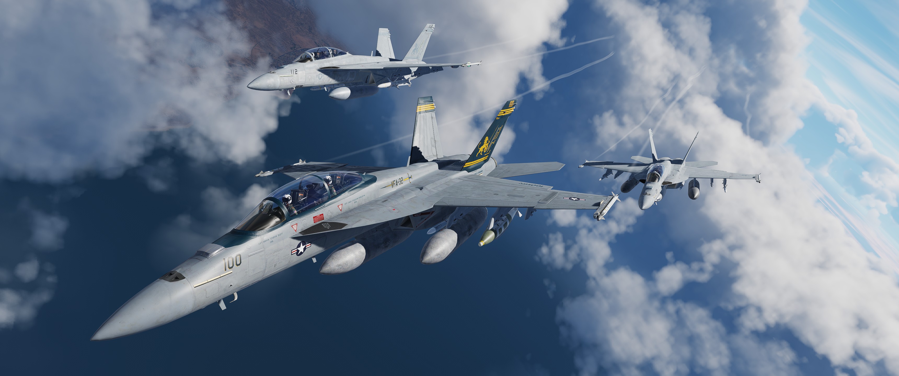 VFA-32 Fighting Swordsmen for CJS Super Hornet Mod