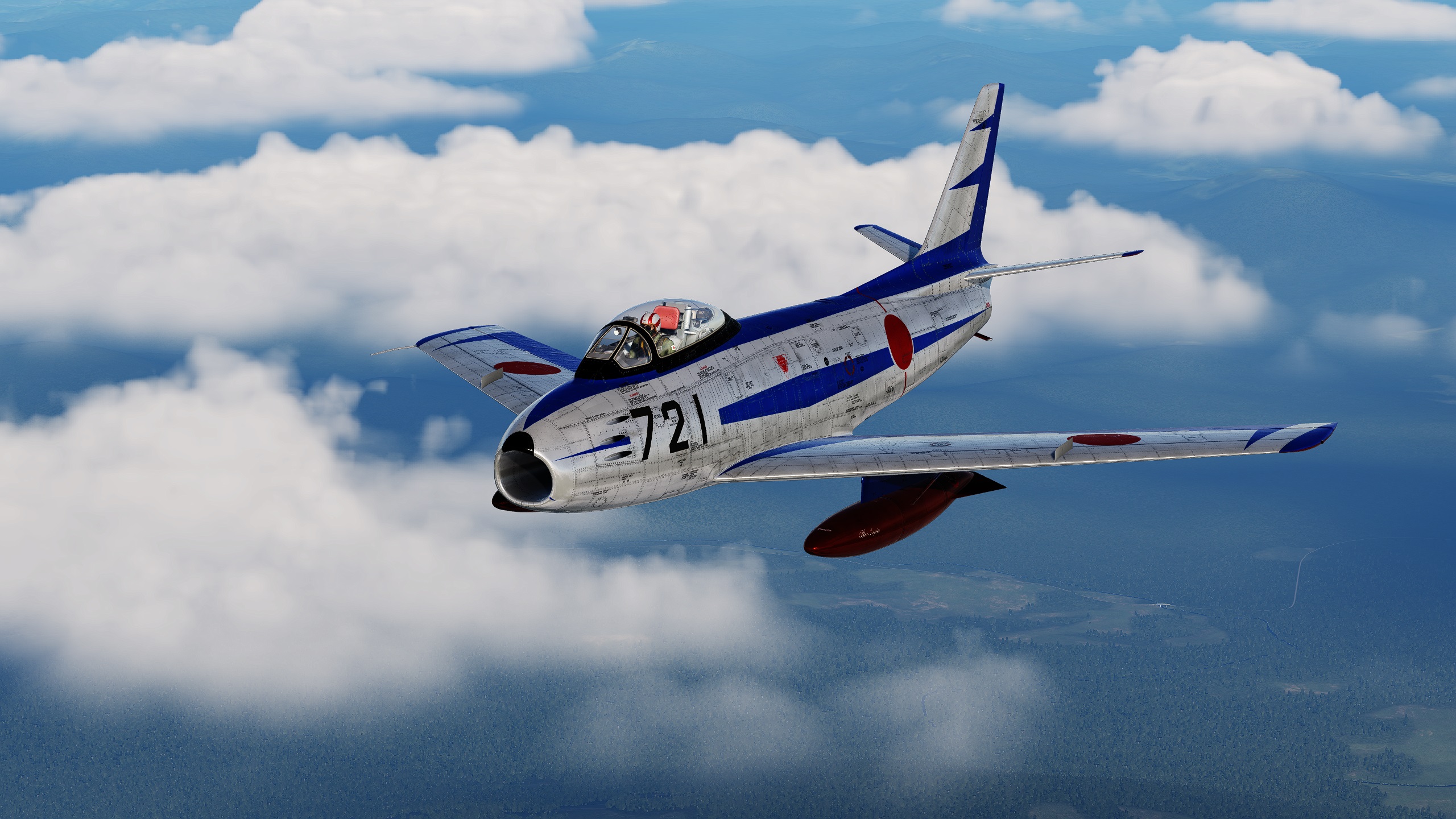 F-86 Japanese Blue Impulse Patrol
