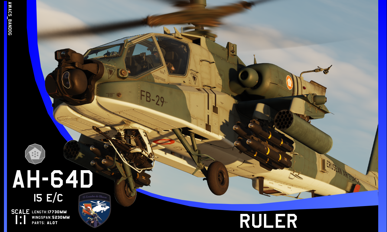 Ace Combat - 15th E/C "Ruler" AH-64D Apache
