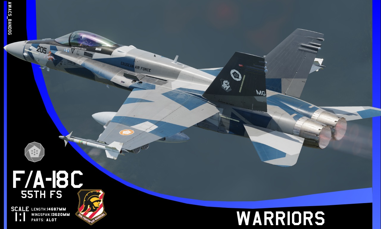Ace Combat - Erusean Air Force 55th Fighter Squadron 'Warriors' 