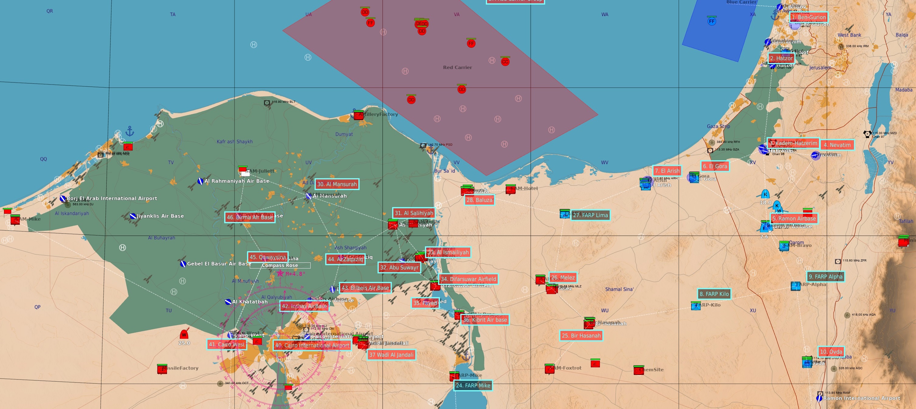 Foothold Sinai Extended, Cold war / Modern Era, Dynamic spawn, CTLD, MANTIS and more. Updated 2025-07-24