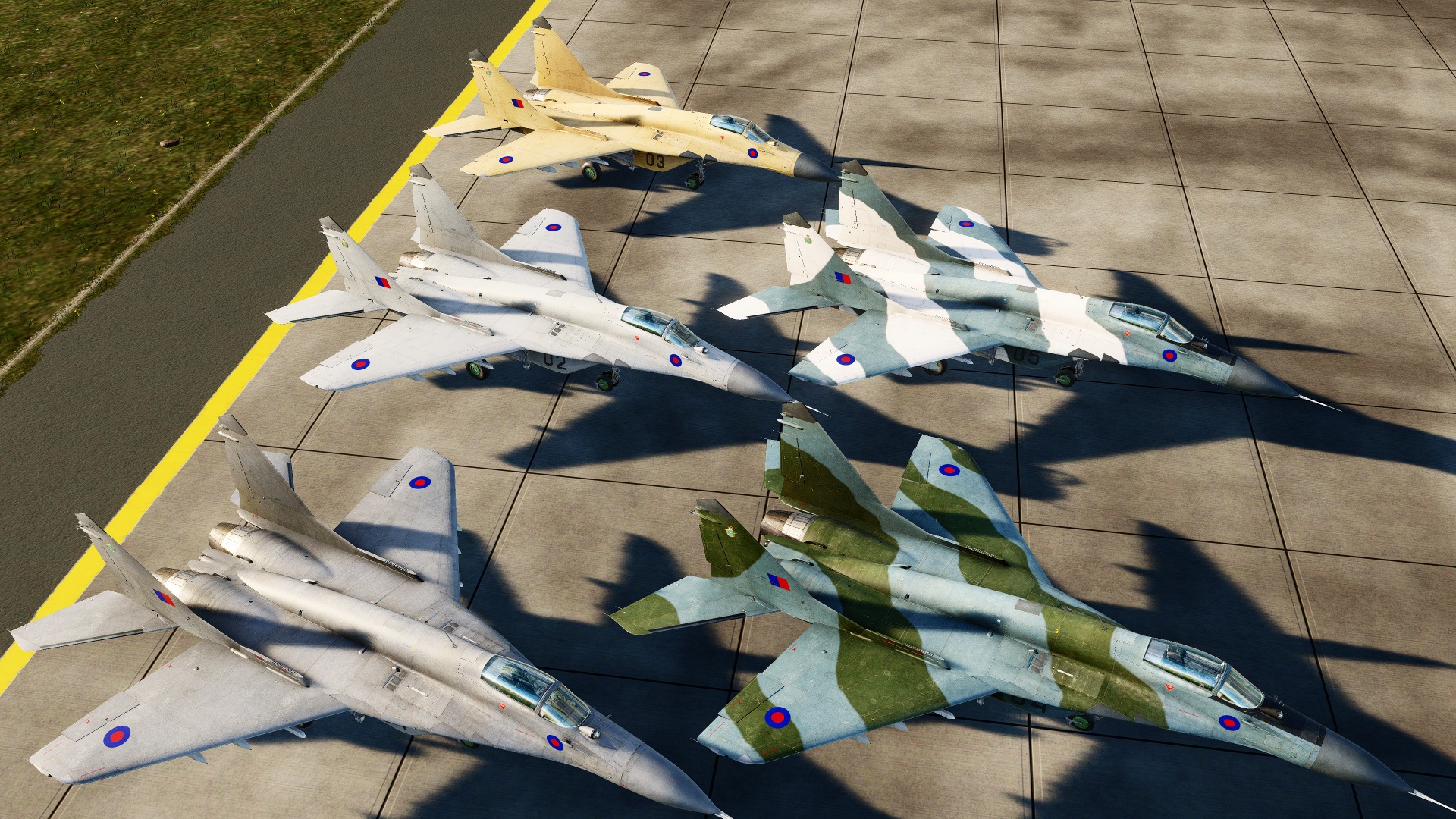 MiG-29 Royal Air Force multi pack (fictional camo)