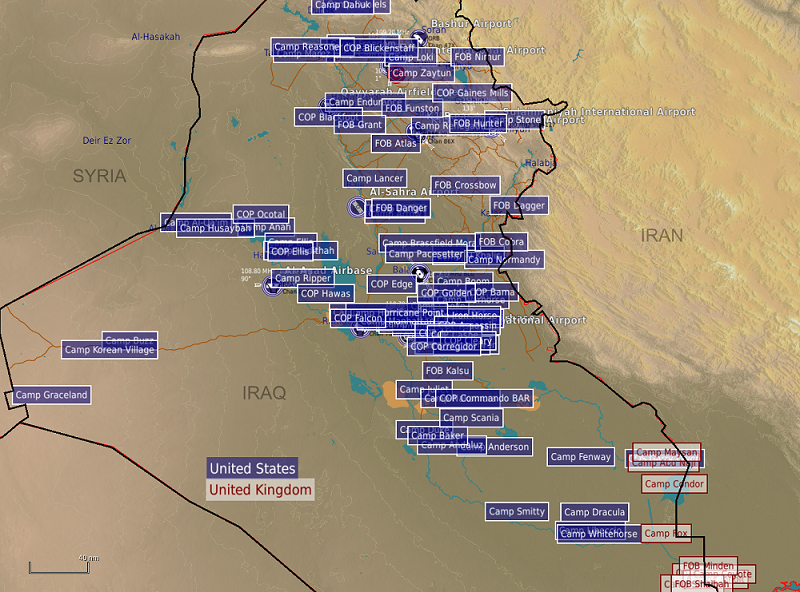 Iraq NATO Installations Template