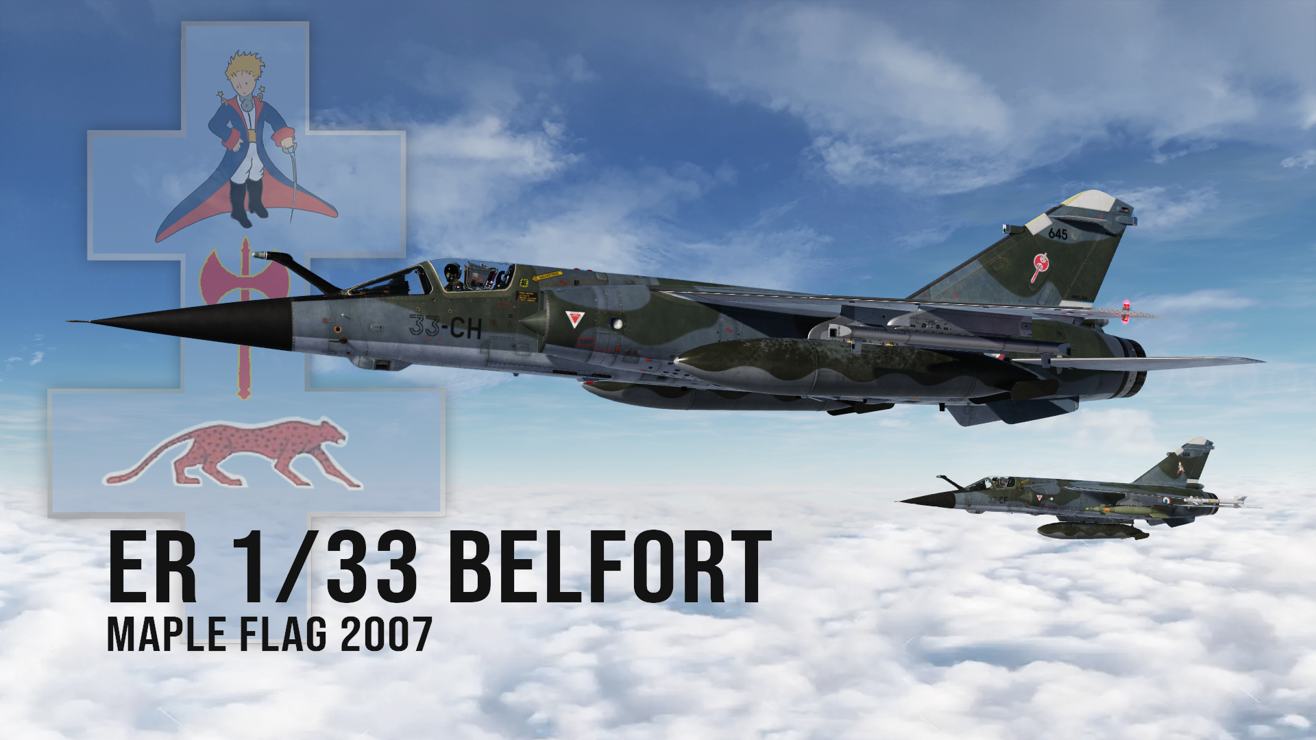 Mirage F1CR, ER 1/33 Belfort pack, Maple Flag 2007 V1.2