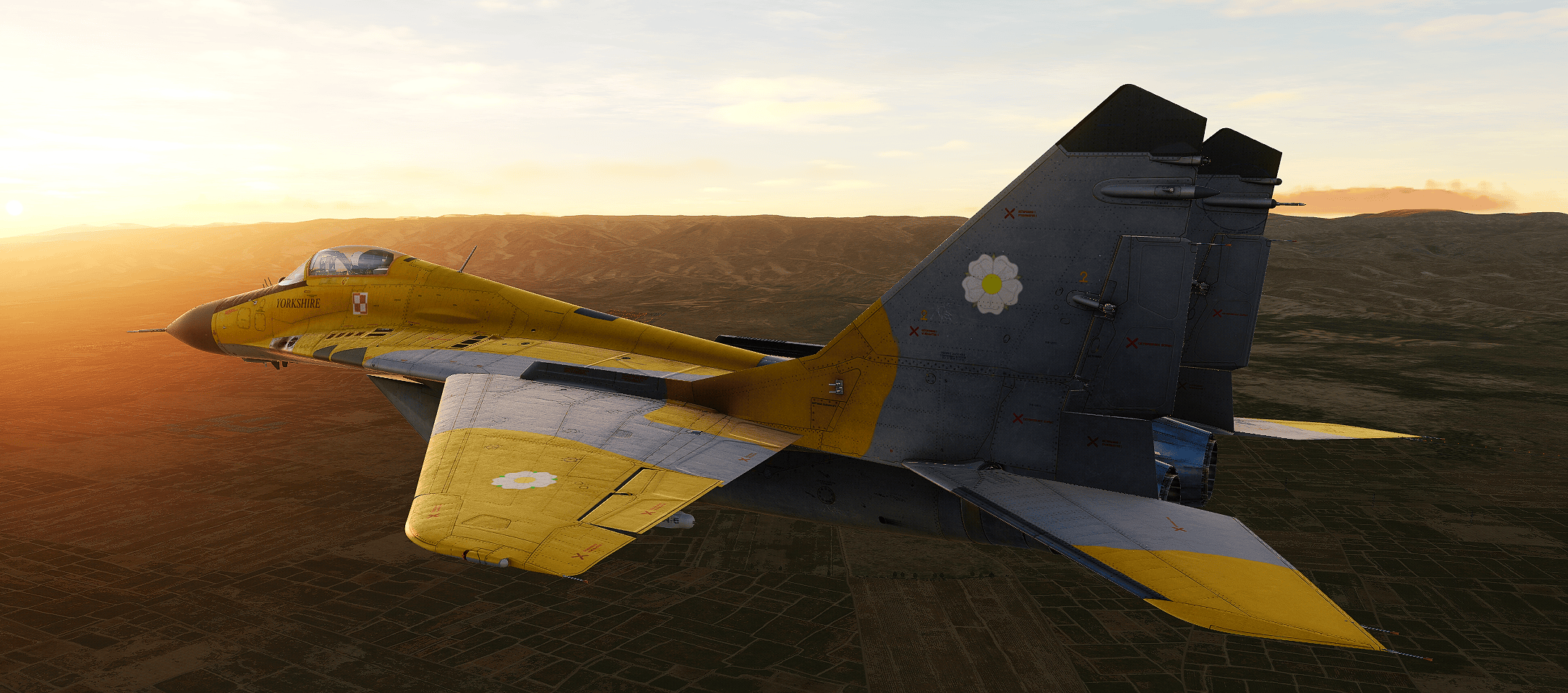 MiG-29 Yorkshire Livery (fictional)