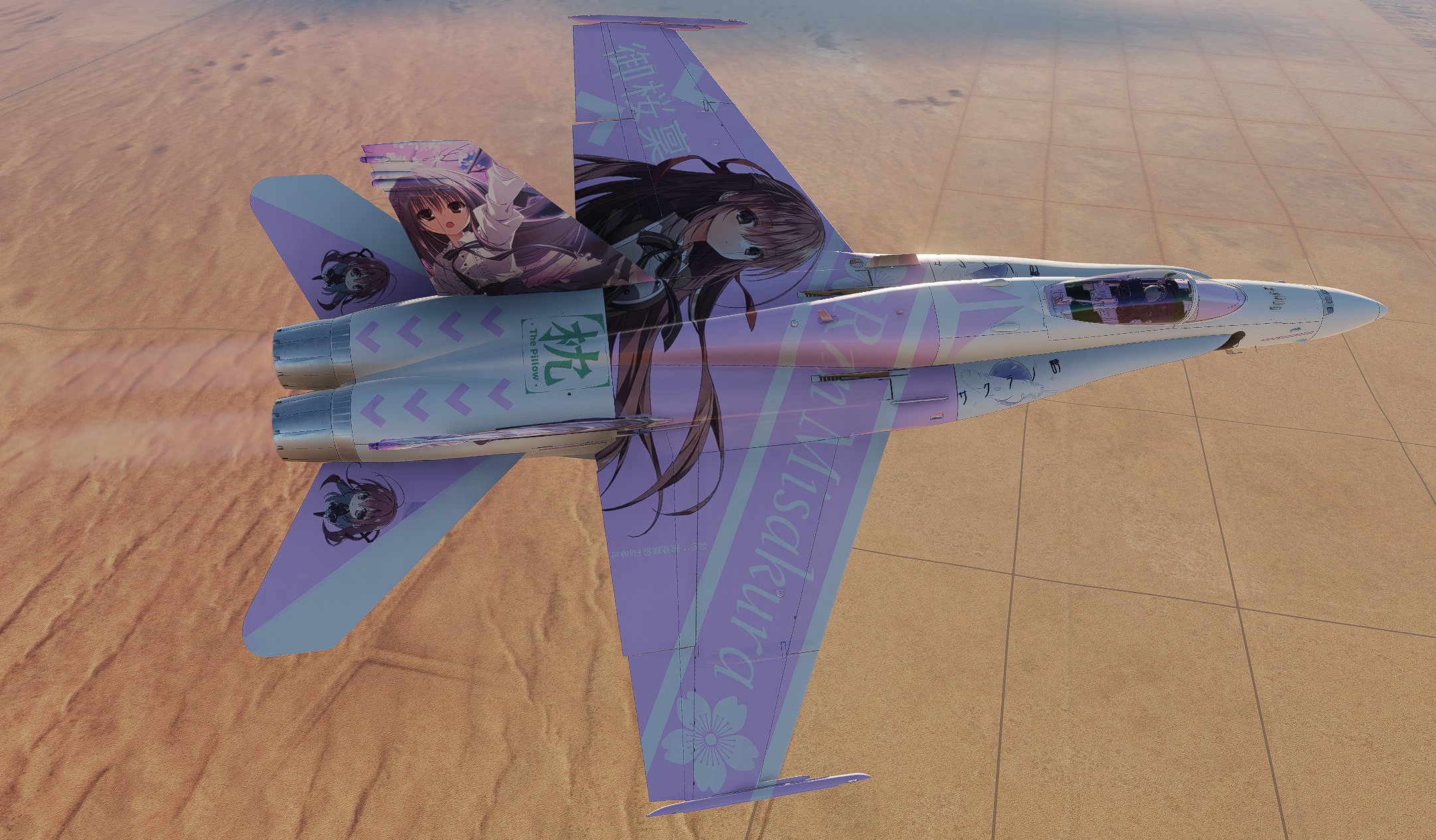 F/A-18C"Sakura no Uta – Rin Misakura" Livery