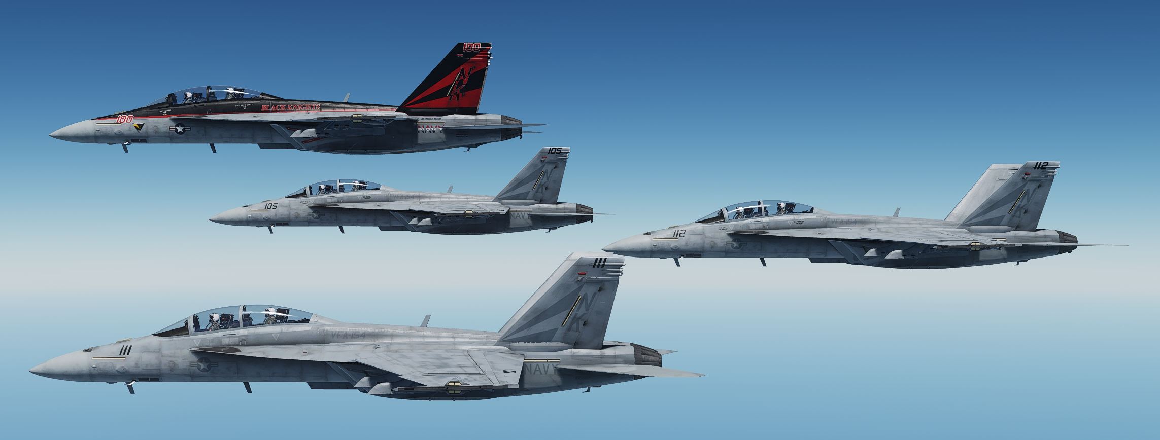 VFA-154 Livery Reskin (for SuperBug mod)