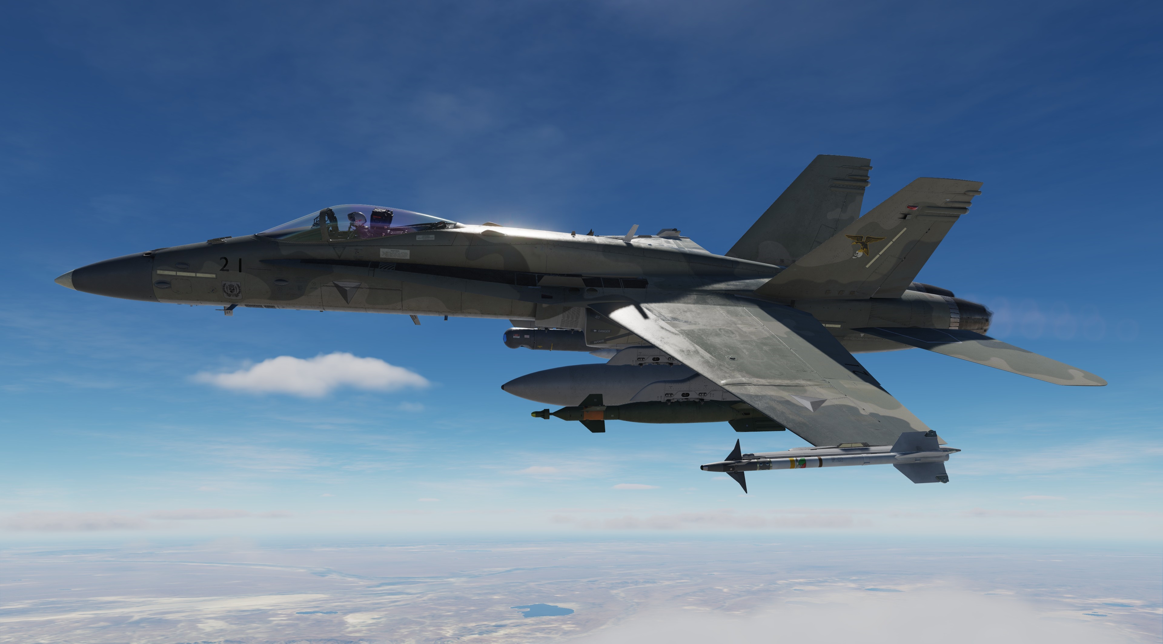 ACE COMBAT - F-18C - Nordennavic Royal Air Force - Sqn "Vosges" V1.1 SPA 91 only