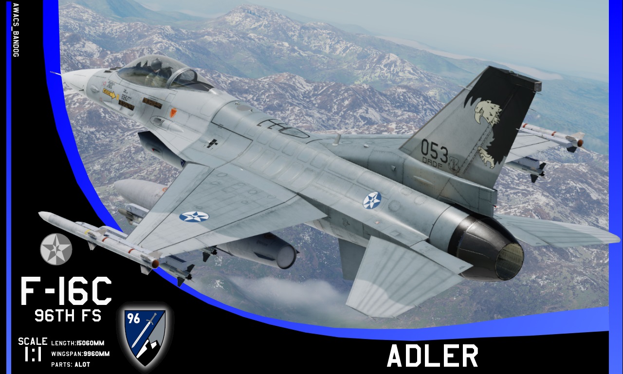 Ace Combat - 96th Fighter Squadron "Adler" North Osea Air National Guard F-16C