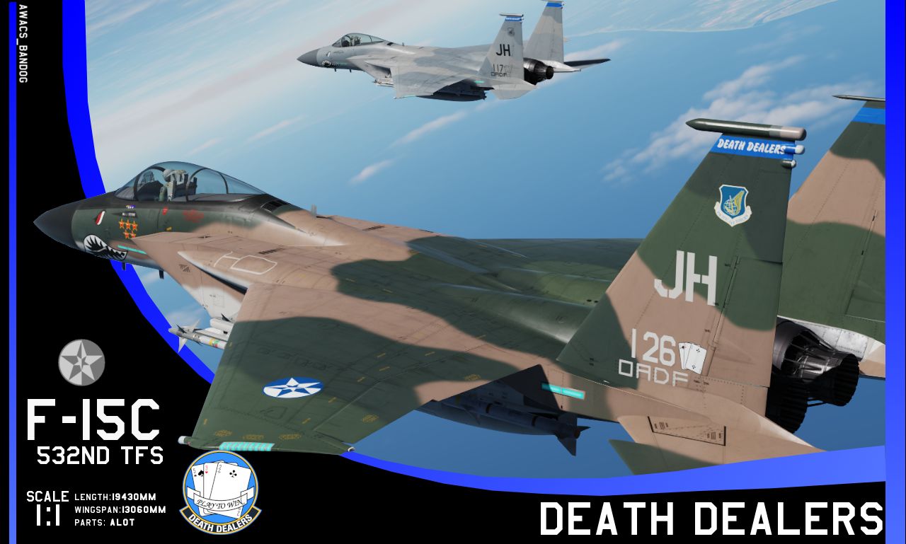 Ace Combat - 532nd Tactical Fighter Squadron 'Death Dealers' F-15C