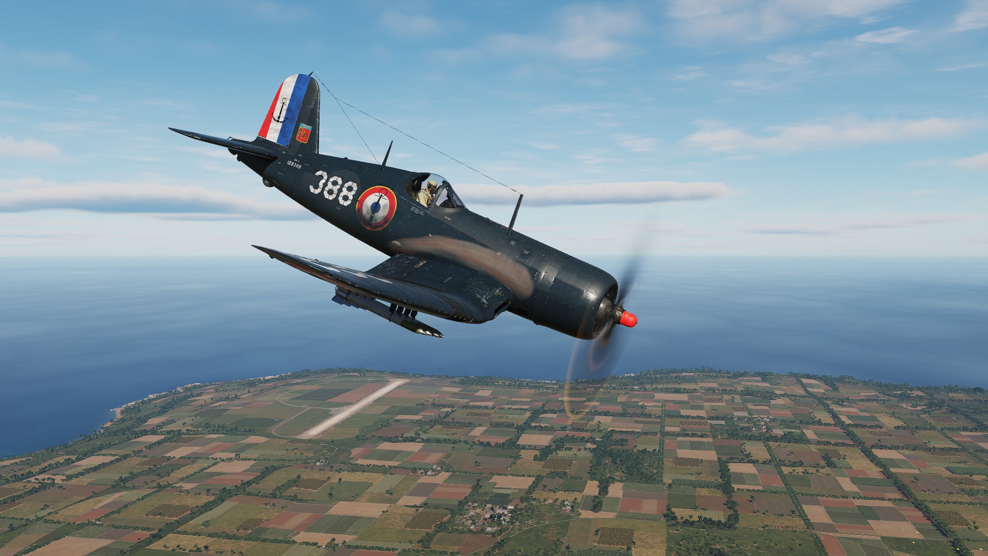 F4U-7 , French Navy , Flottille 17F "Aigle" the last years (2 skins: clean and dirty)