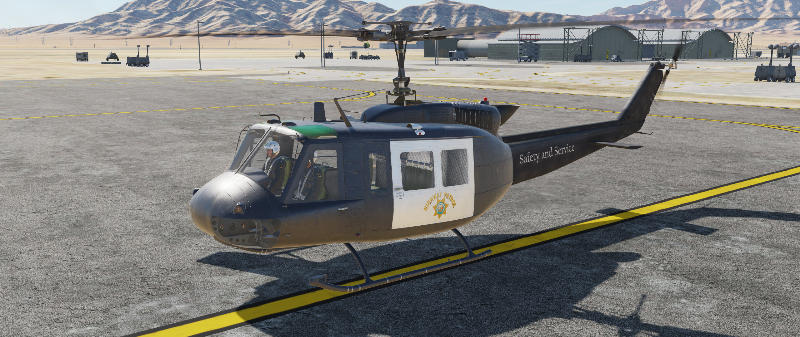 UH-1H Huey CHP Livery