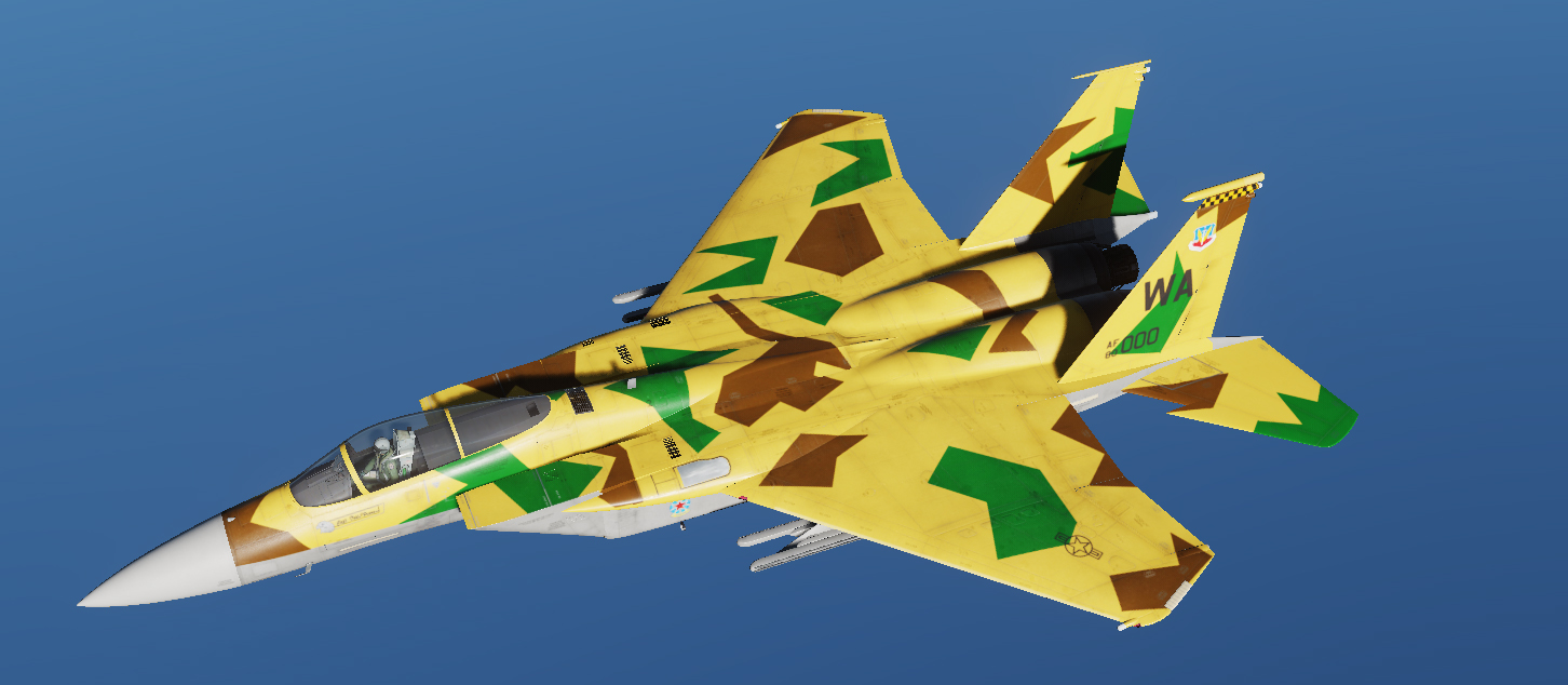 Fictional 65th Aggressors (WA) Flanker Desert Splinter