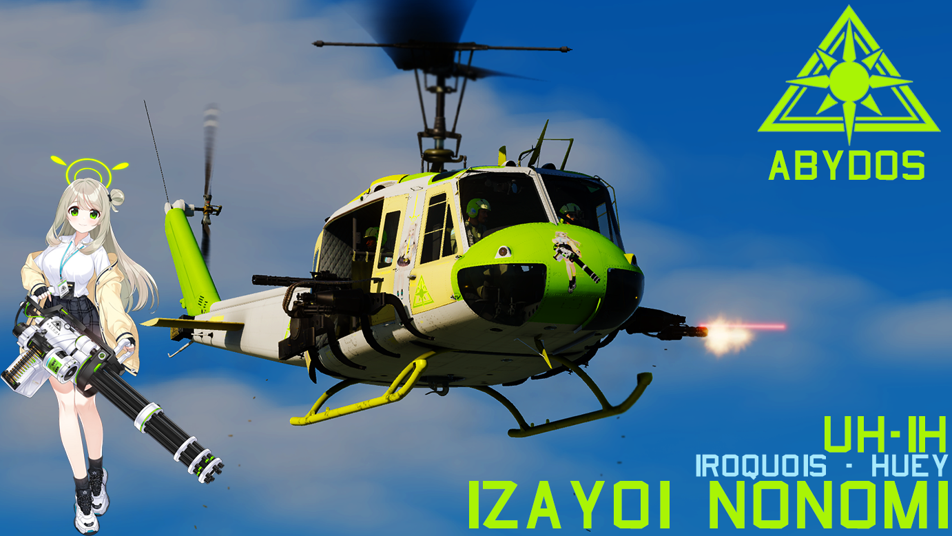 UH-1H Izayoi Nonomi (Blue Archive) Livery