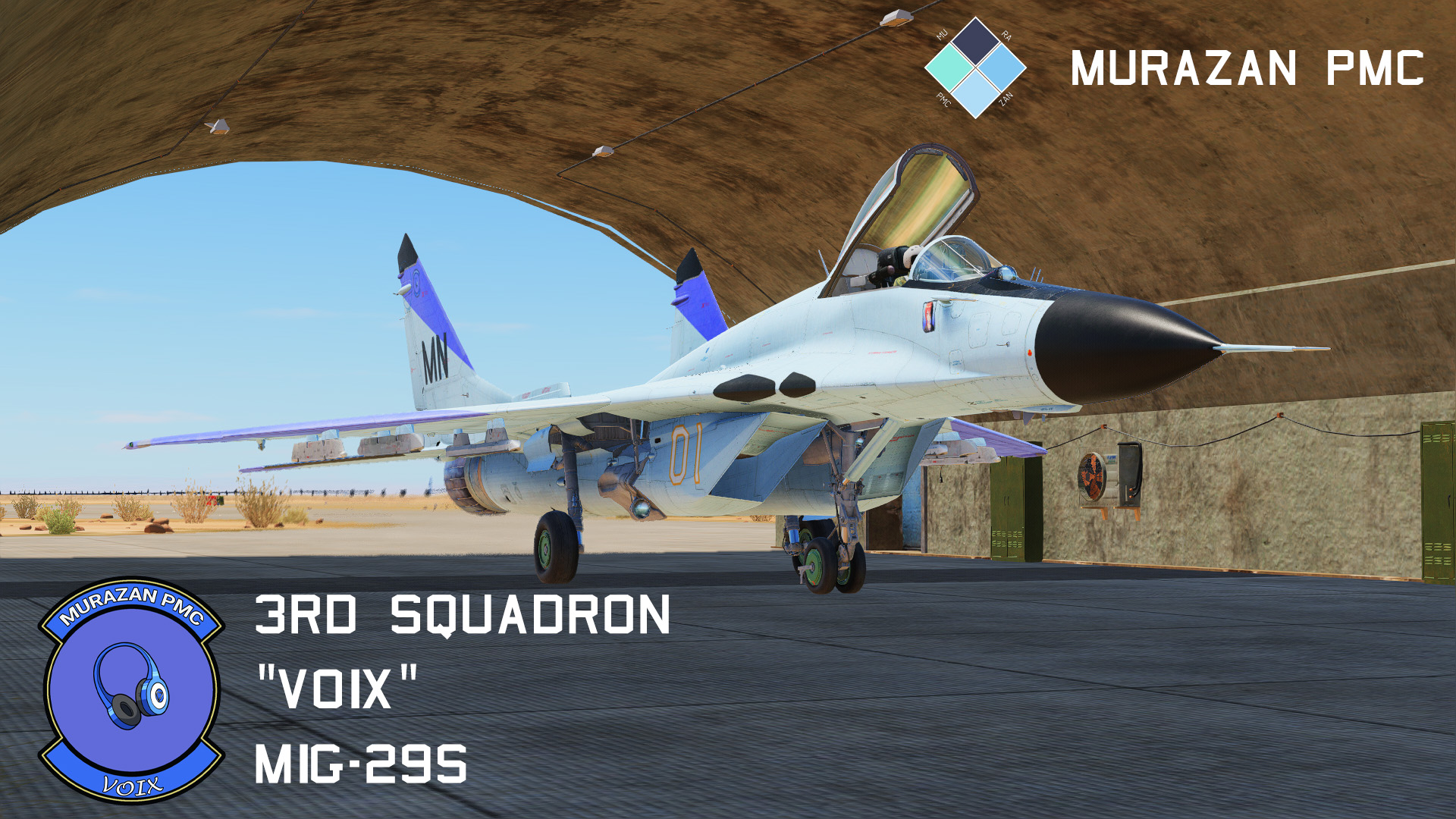 MiG-29S Murazan PMC 3rd Squadron "Voix" 